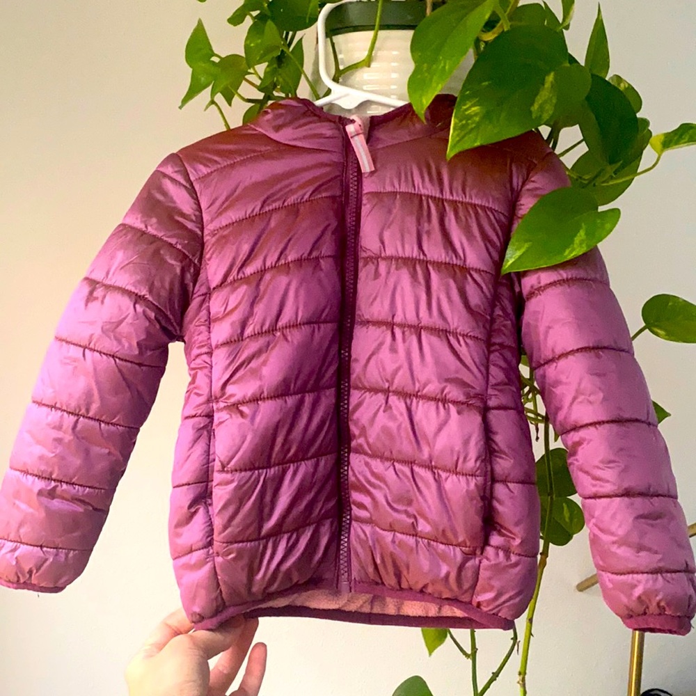 LNC Cat & Jack micro-fleece puffer jacket